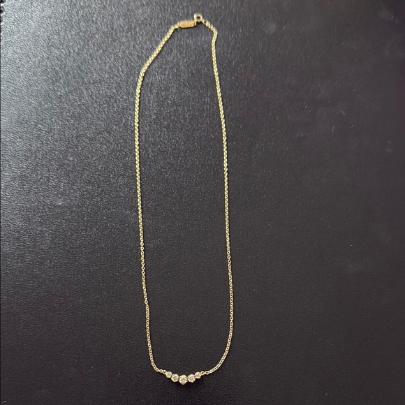 Jennifer Meyer 5 Illusion Set Diamond Necklace - Picture 3 of 4